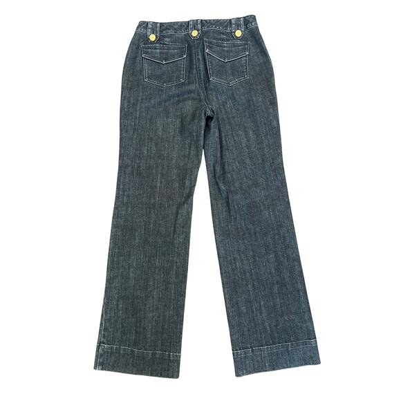 Talbots Wide Leg Jean Stretch Moonlit Wash Size 8 - Picture 2 of 8